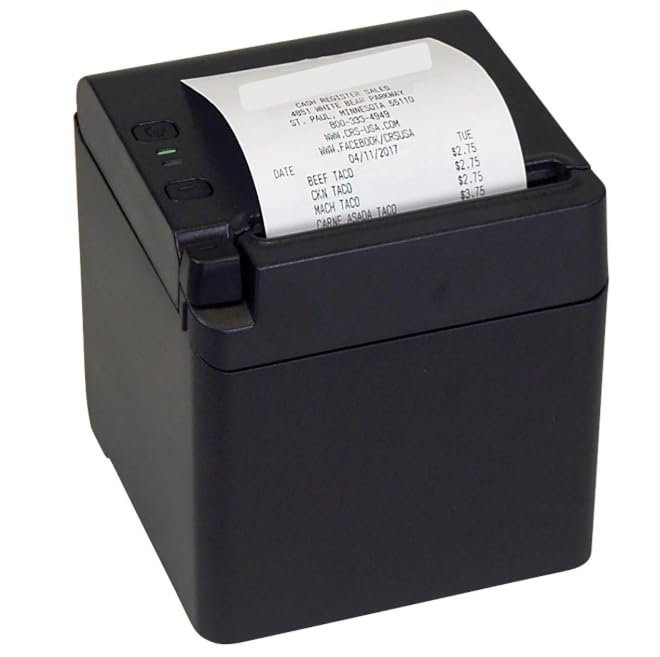 Thermal Receipt Printer BTP-S80, Bluetooth Wireless Connection, Compact High-Speed POS Printer for Retail, Restaurant, and Mobile Business