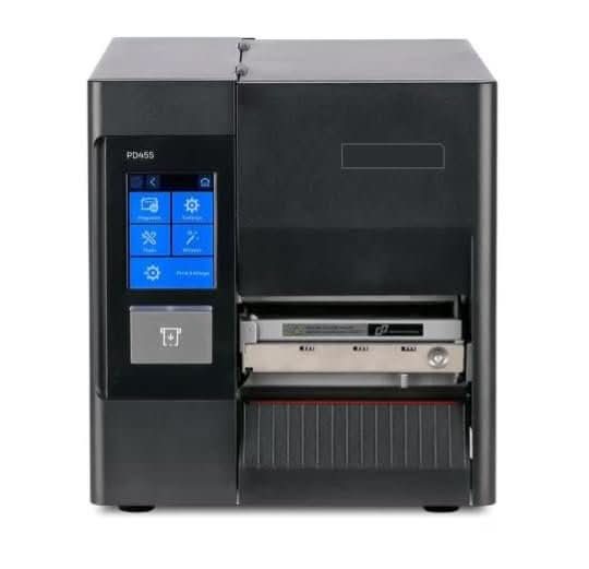 Honeywell PD4500C Industrial Label Printer | 4" Direct Thermal & Thermal Transfer, 203 DPI, Color LCD with Keypad, USB, Serial & Ethernet