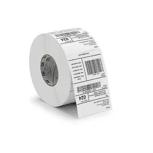 Zebra Technologies 10026373 Consumables, Label, Paper, 4 X 3 in, Dt, Z-Perform 1000D, 75 Core, 36 Rolls/Box, 155 Rl, Priced Per Roll