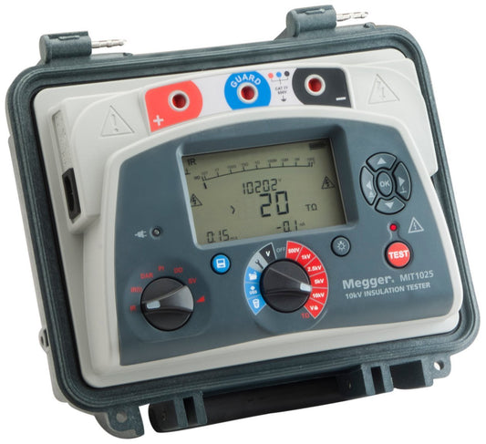 Megger MIT1025-US Insulation Tester | 10kV Multi-Range, 20 TΩ Resistance, With Output