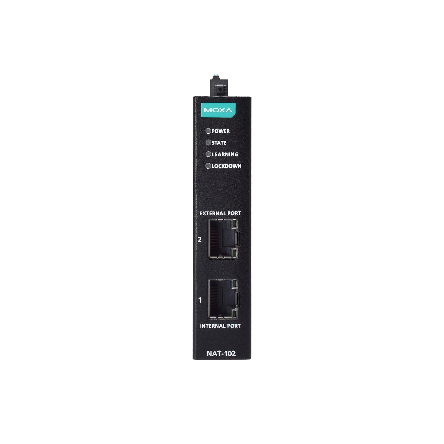 Moxa NAT-102 Industrial NAT Device | 2-Port, -10 to 60°C Operating Temperature