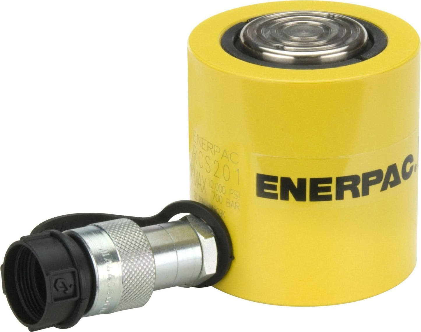 Enerpac RCS-201 Single-Acting Low-Height Hydraulic Cylinder | 20 Ton Capacity, Single Port, 1.75" Stroke Length