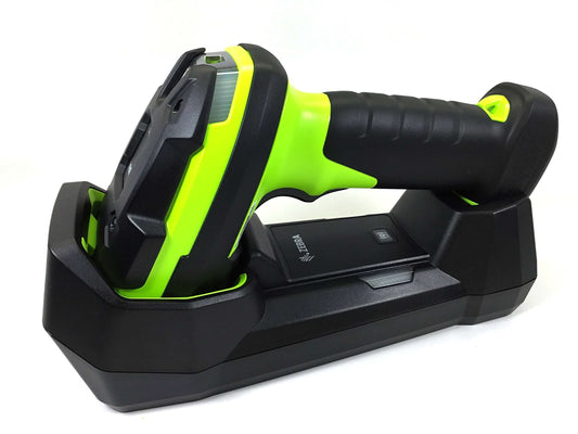 Zebra LI3678-SR Ultra-Rugged Cordless 1D Barcode Scanner | Linear Imager Kit, FIPS, Vibration Motor, Cradle, Power Supply, USB Cord