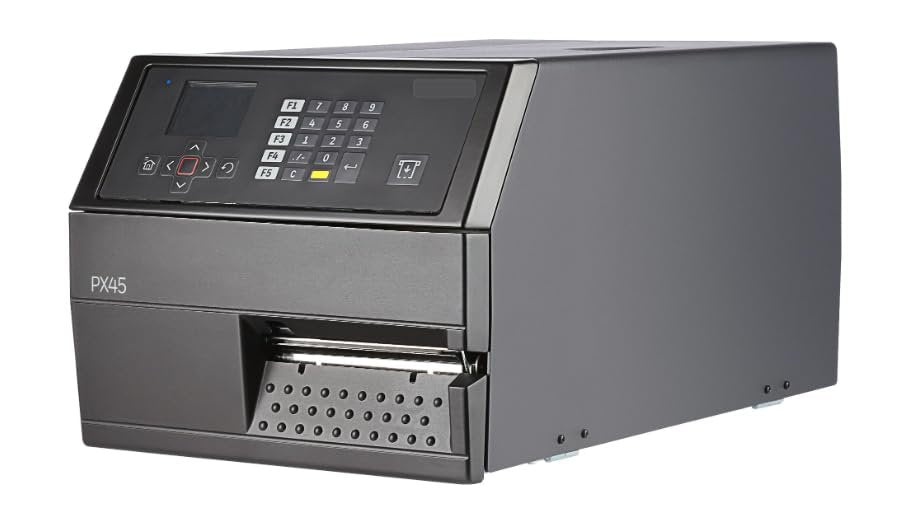 Honeywell PX4E PX45 PX4EU11000005120 Industrial Thermal Transfer Label Printer, 203 DPI, Ethernet & Parallel Interface, Real-Time Clock, Label Taken Sensor, Self-Strip, Includes Power Cord