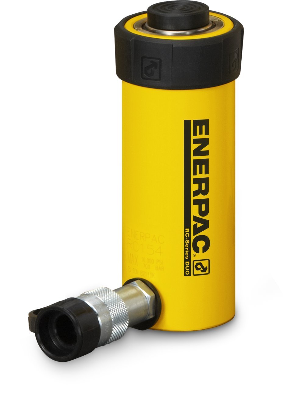 Enerpac RC-156 Single-Acting Alloy Steel Hydraulic Cylinder with 15 Ton Capacity, Single Port, 6" Stroke