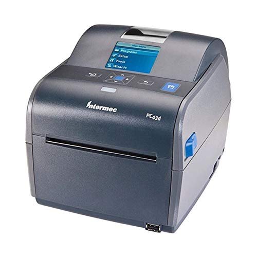 Honeywell PC43D Direct Thermal Desktop Printer | 203 dpi Display Adjustable Gap RTC Power Cord
