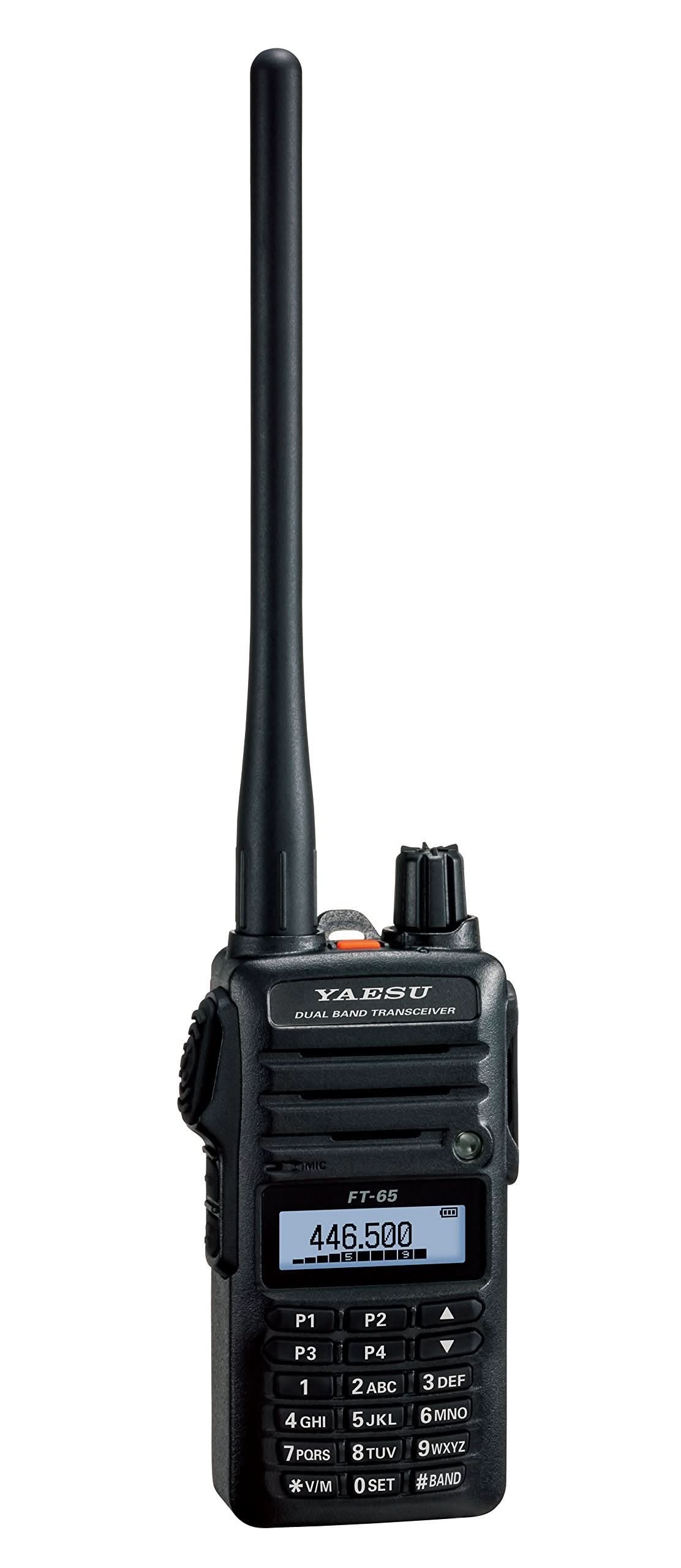 Yaesu FT-65 / FT-65R Dual-Band Handheld Transceiver| 144/440 MHz, 5W, Rugged & Compact, 3-Year Warranty