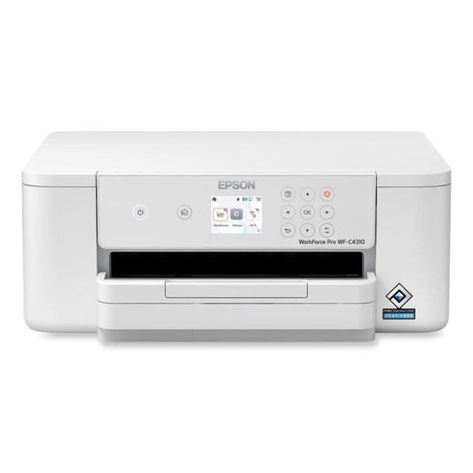 Epson WorkForce Pro WF-C4310 Desktop Wireless Inkjet Printer | 4800x1200 dpi, Duplex, 250-Sheet, Ethernet/WiFi, Smart Panel, Color
