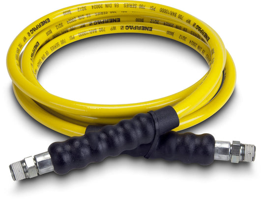 Enerpac H7210 High Pressure Hydraulic Hose | 700 Series, 10' Length, 0.25" Diameter, Yellow