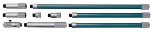 Mitutoyo 137-204 Tubular Vernier Inside Micrometer | 50-1000mm Range, 0.01mm Graduation, ±0.031mm Accuracy, Extension Rod Type, 8 Rods