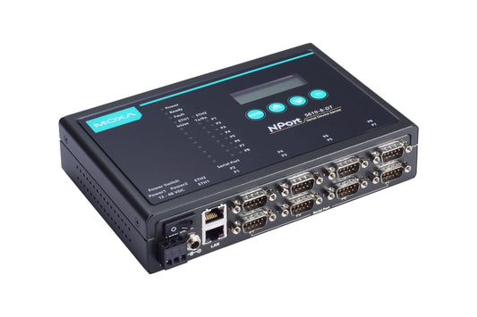 Moxa NPort 5610-8-DT Desktop Serial Device Server | 8-Port RS-232