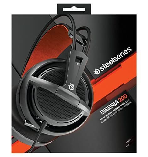 SteelSeries Siberia 200 Gaming Headset | Black, Over-Ear (formerly Siberia v2)
