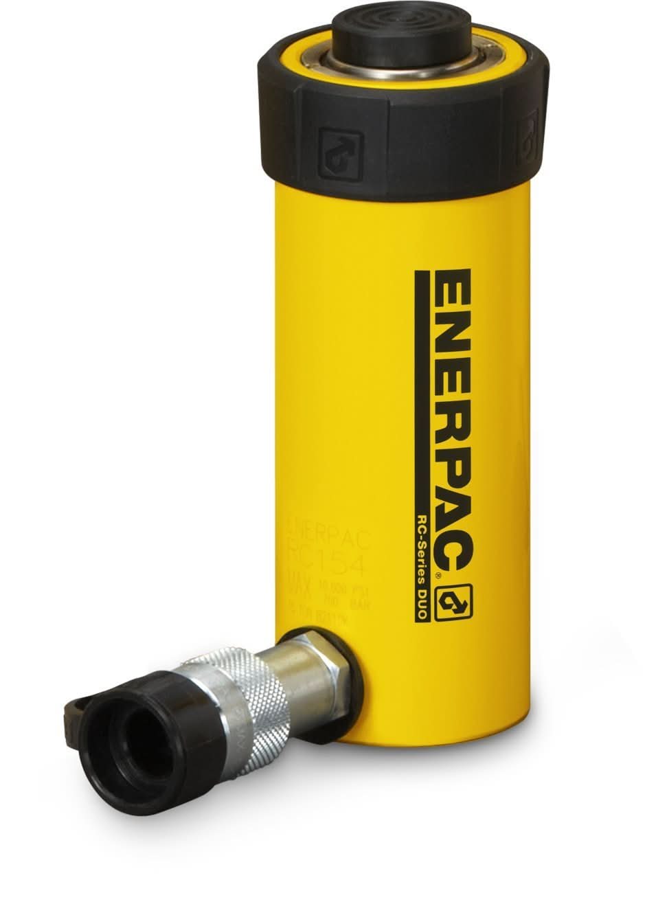 Enerpac RC-101 Single-Acting Alloy Steel Hydraulic Cylinder with 10 Ton Capacity, Single Port, 1" Stroke