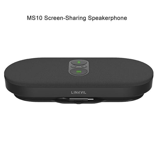 Fanvil CA400 All-in-One Conference Solution | Wireless 4K UHD Screen Sharing,with 8-Array Mics & 3W Vocal Enhanced Speaker, CM70 4K UHD Camera