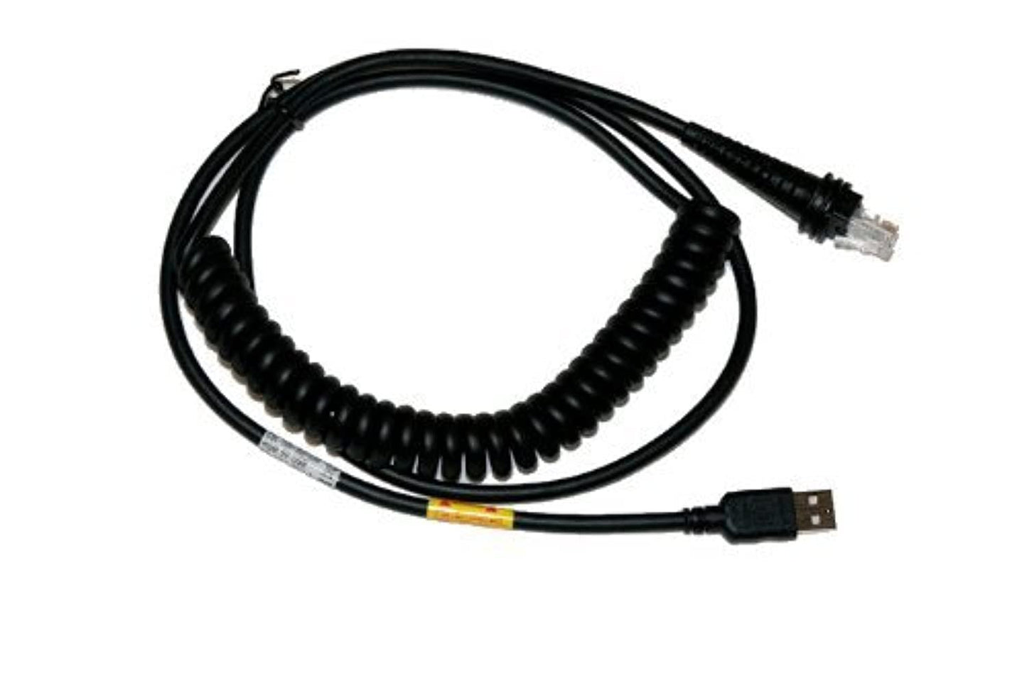 Honeywell CBL-500-300-C00 USB Coiled Cable |Type A, 5V Host Power, 3 m/9.8-ft. Length, Black