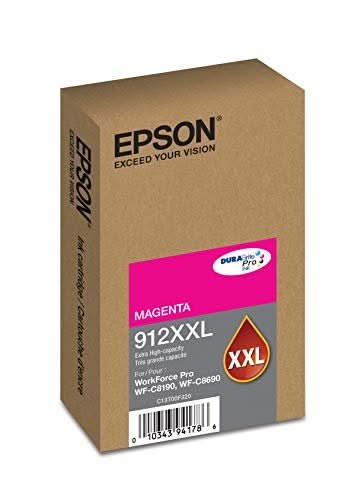 Epson DURABrite Pro T912XXL320 Ink Cartridge | Extra High Capacity, Magenta