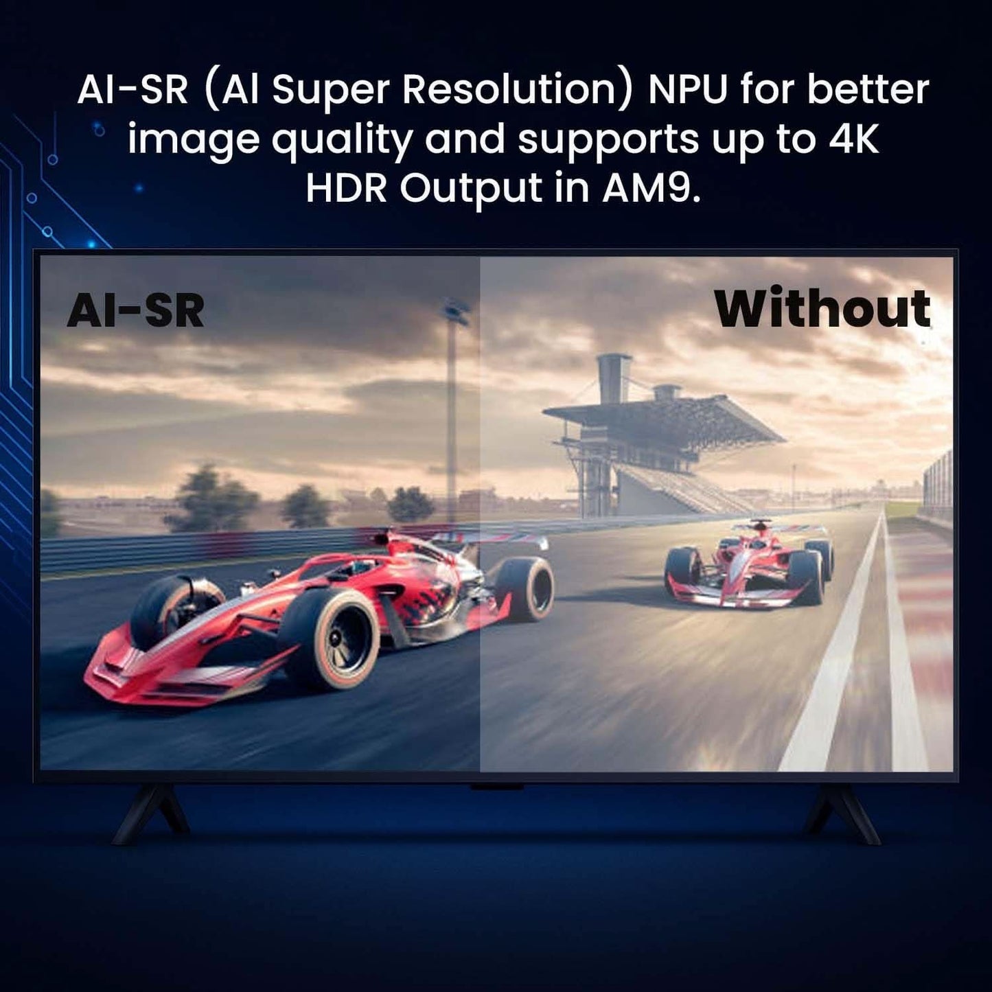 Ugoos AM9 Android TV Box | 64-Bit, 4K HDR Streaming, Amlogic S905X5 Quad-Core, 4GB RAM, 64GB Storage, WiFi 6, Bluetooth 5.2, HDMI 2.1, With Remote