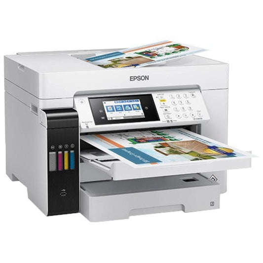 Epson WorkForce ST-C8090 Inkjet Multifunction Printer | Copier/Fax/Scanner, 4800x1200 dpi, Duplex, 66,000 Pages, 550-Sheet, 1200 dpi Flatbed Scanner