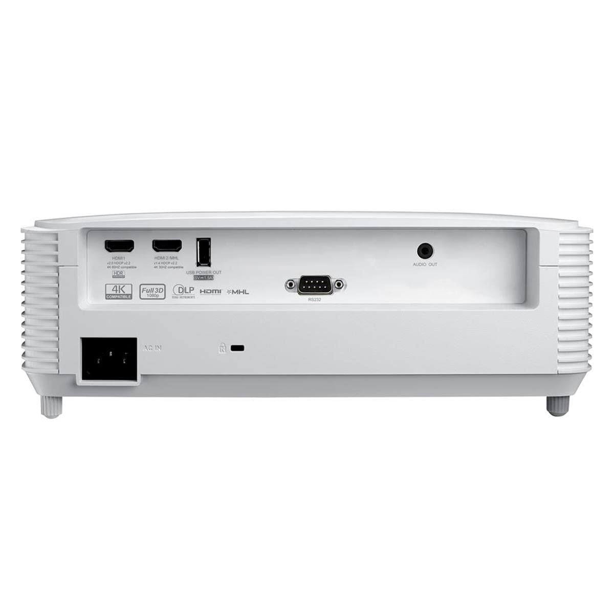 Optoma EH412 Projector | Enhanced Gaming Mode, 1080p HDR, 4K UHD Input, 3800 Lumens