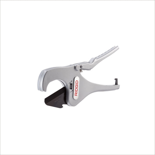 RIDGID 30088 RC-2375 Aluminum 2" Ratchet Action Pipe and Tubing Cutter for Plastic and Multilayer Tubing, 1/8" to 2-3/8" O.D. Capacity, Small