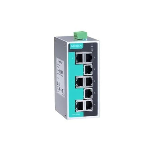Moxa | Ethernet Switch, Unmanaged, 8 Port, Class 1 Div.2, EDS-208A Series