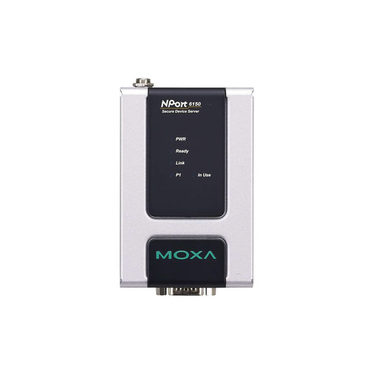 MOXA NPort 6150 Secure Device Server | 1-Port RS-232/422/485, 12–48V, with Adapter