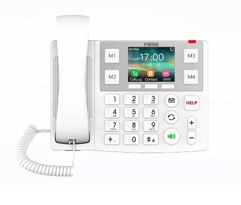 Fanvil X305 Big Button IP Phone | 2 SIP Lines, PoE, Dual-Band Wi-Fi, Bluetooth 4.2, and 433MHz Wireless Emergency Button Support