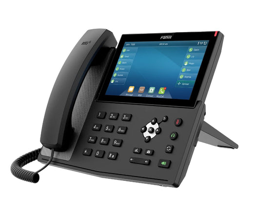 Fanvil X7 Enterprise VoIP Phone|7-Inch Color Touch Screen, 20 SIP Lines, Power Adapter Not Included