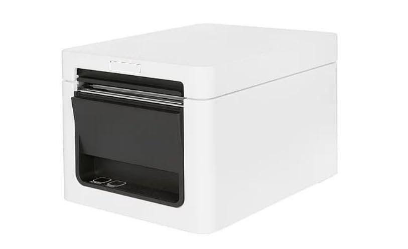 CT-E651NNUWH CT-E651 Front-Exit Thermal POS Receipt Printer with USB Interface, 3-inch Width, High-Speed Printing, White, 300mm/sec