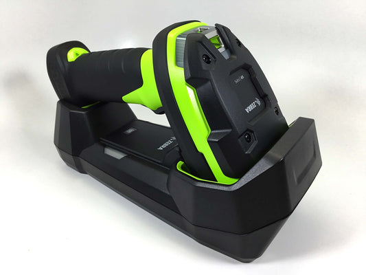 Zebra LI3678-SR Ultra-Rugged Cordless 1D Barcode Scanner | Linear Imager Kit, FIPS, Vibration Motor, Cradle, Power Supply, USB Cord