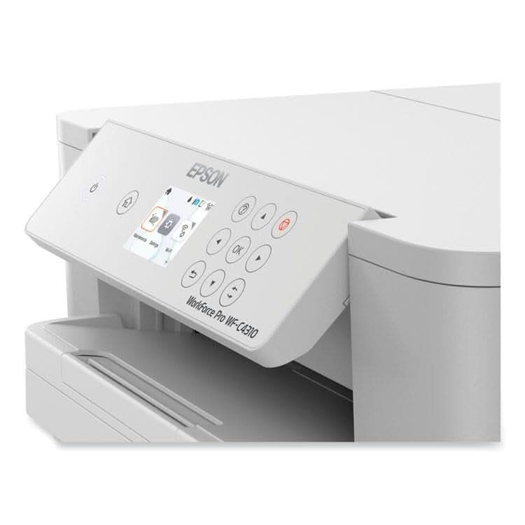Epson WorkForce Pro WF-C4310 Desktop Wireless Inkjet Printer | 4800x1200 dpi, Duplex, 250-Sheet, Ethernet/WiFi, Smart Panel, Color