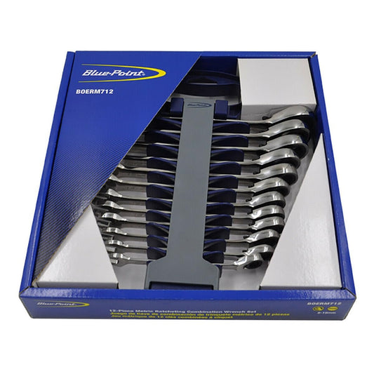 blue point 8-19mm Ratchet Spanner Wrench Set BOERM712