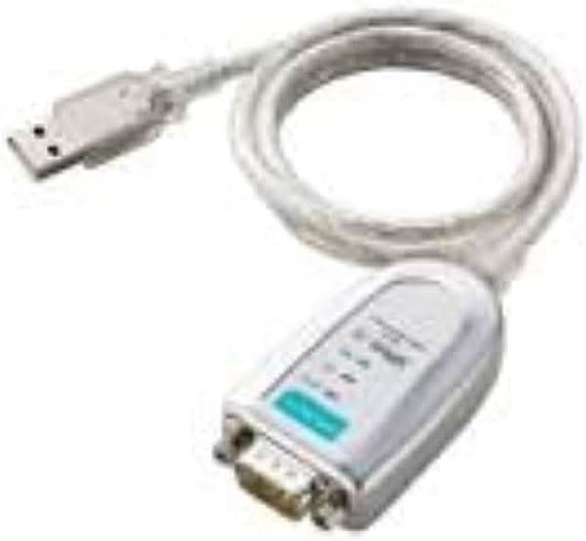 Moxa UPort 1110 USB to RS-232 Serial Converter with 921.6 kbps Speed and Auto Data Recovery
