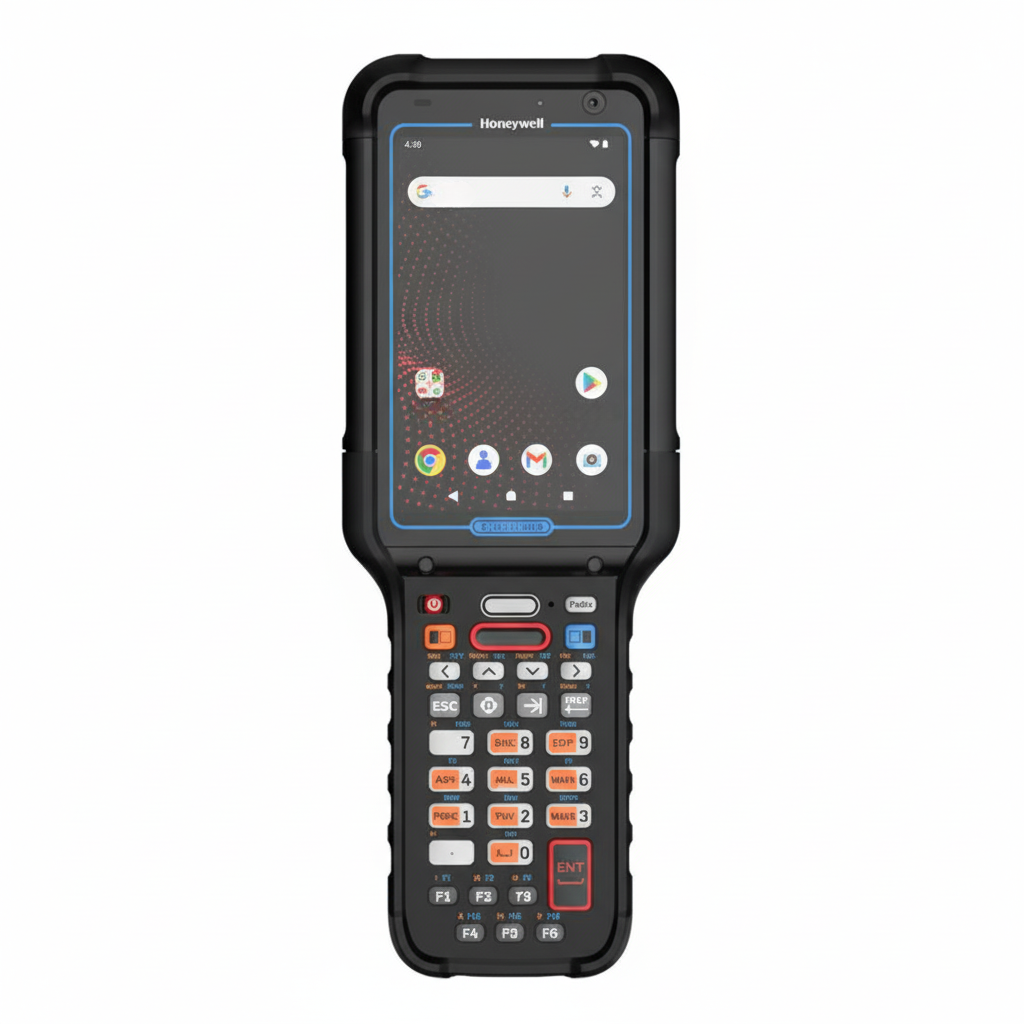 Honeywell CK67 rugged mobile computer with Android touchscreen and numeric keypad