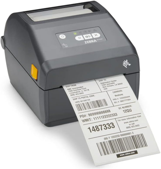 Zebra ZD421 Barcode Label Printer, Direct Thermal, ZD4A042-D01M00EZ, 203 dpi, USB