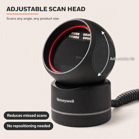Honeywell HF680 Orbit 2D Hands-Free Presentation Scanner for Retail POS
