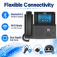 Fanvil X7C Enterprise IP Phone with 5-Inch Color Display, 20 SIP Lines and 60 DSS Keys