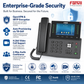 Fanvil X7C Enterprise IP Phone with 5-Inch Color Display, 20 SIP Lines and 60 DSS Keys