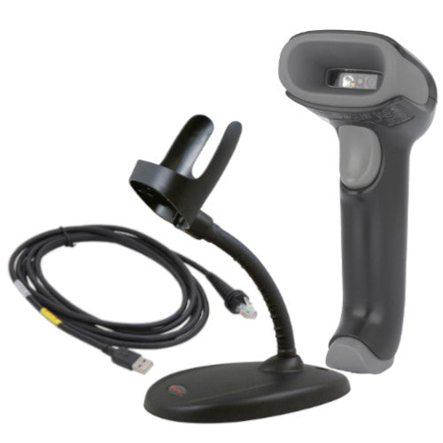 HONEYWELL, 1470G2D-2USB-1-N, VOYAGER XP 1470G, USB KIT,TETHERED,GENERAL DUTY,1D/2D,STANDARD RANGE,INC BLACK SCANNER(1470G2D-2-N)FLEX PRES STAND(STND-15F03-009-6)&USB TYPE A 1.5M STRAIGHT CABLE(CBL-500-150-S00)ASSEMB IN MX,TAA COMPLIANT,NA
