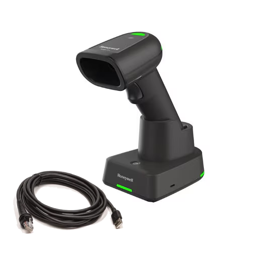 HONEYWELL, 1960GHD-2USB-2-N, XENON ULTRA 1960G CORDED RATCHET USB KIT: GENERAL PURPOSE BLACK SCANNER, HD FOCUS, USB TYPE A 3M STRAIGHT CABLE (CBL-500-300-S00), INTEGRATED RATCHET STAND