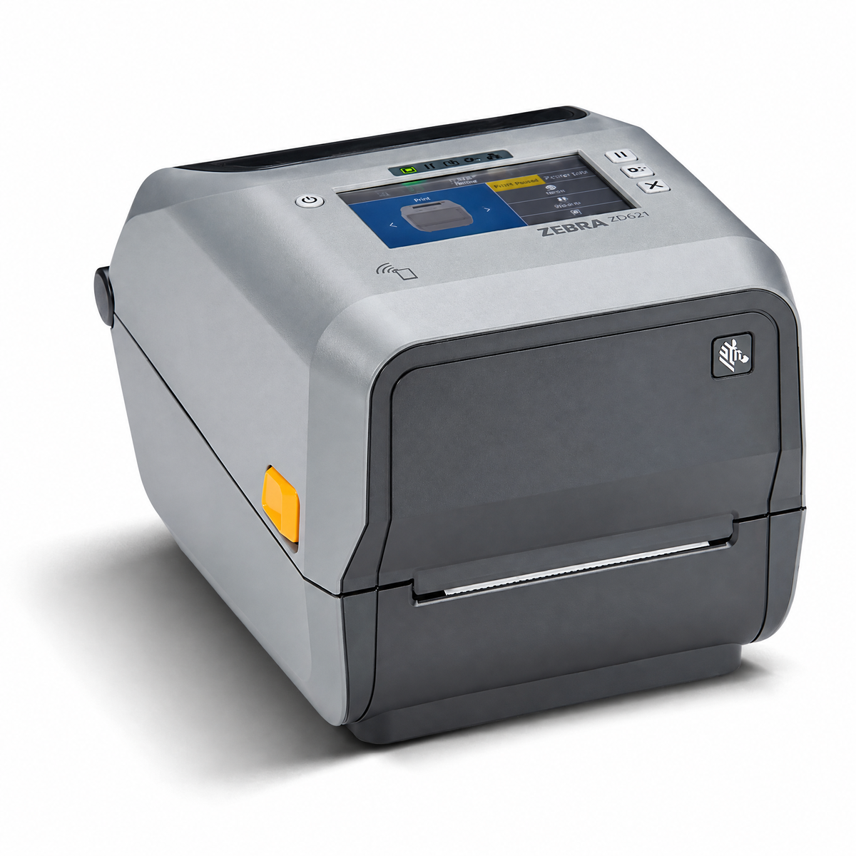 Zebra ZD621 Thermal Transfer Desktop Printer ZD6A143-301F00EZ with 300 dpi Resolution and Color Touch LCD