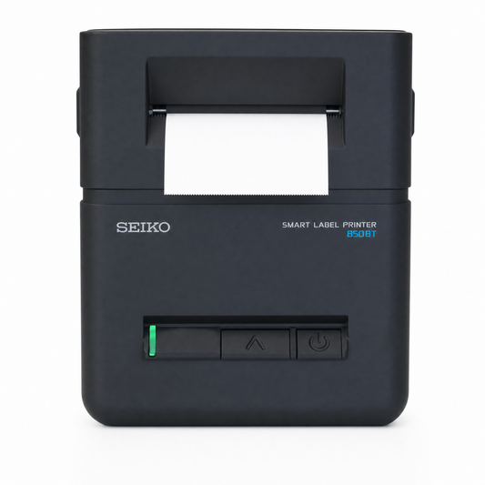 Seiko SLP850-BK0C11-03 2-Inch Linerless Label Printer with Bluetooth and USB Connectivity