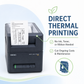 Seiko SLP850-UK0C11-13 Smart Label Printer with Liner-Free Support and 300 DPI Resolution