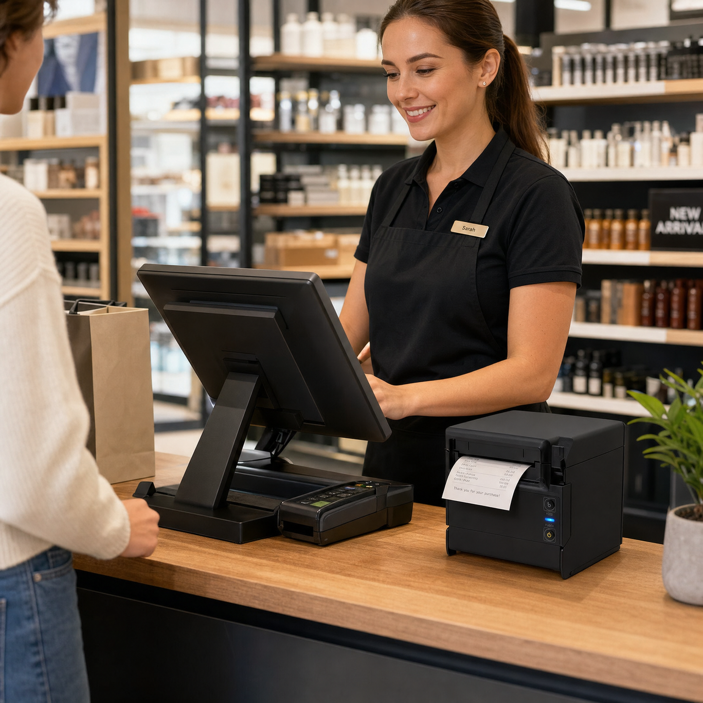 Seiko RP-G10-K27J1-S2C3 80mm Thermal Receipt Printer with Serial Interface for Retail POS