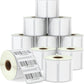 Thermal label 2-1/4" x 1-1/4") Multipurpose Barcode Labels, Perforated, Compatible with DYMO Label writer 450, 4XL, NOT FIT 550 & 5XL [10 Rolls/10000 Labels]