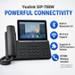 Yealink SIP-T88W Smart Business IP Phone with 7-Inch Touchscreen and Optional Bluetooth Handset