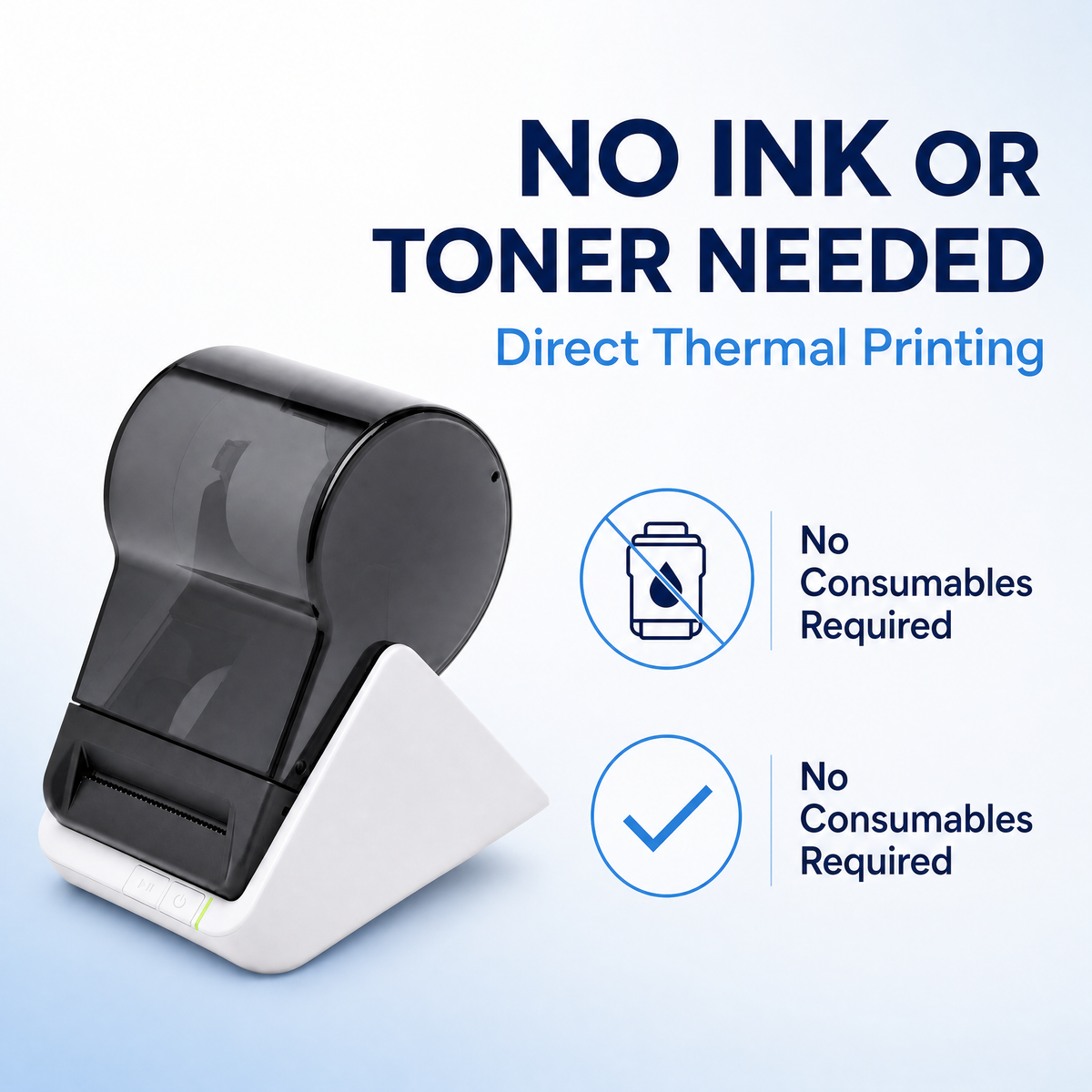 Seiko SLP620 Direct Thermal Label Printer for Office Address Shipping and File Management