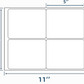 Laser and Inkjet Printer label 500 Sheets 2000 Labels 4"x5" 4 Up Shipping Address Labels for Laser & Inkjet Printers, Permanent Adhesive 4 to a Page, 4 Stickers per Sheet