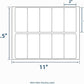 Laser and Inkjet Printer label 500 Sheets 5000 Pcs 2”x4” 10 Up Shipping Address Labels Compatible with Laser and Inkjet Printers, 2x4 10 Per Page Strong Adhesive Internet Mailing Shipping Labels
