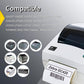 Thermal label 3" x 2" (76 mm x 51 mm) Multipurpose & Shipping Labels Compatible with Zebra & Rollo Label Printer, Premium Adhesive & Perforated [10 Rolls, 7500 Labels]